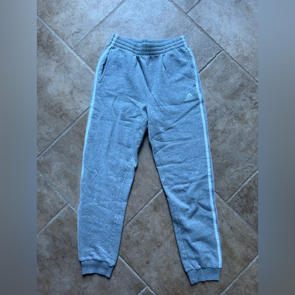 Grey adidas joggers